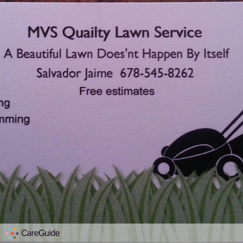 Landscaper Provider Salvador Jaime's Profile Picture
