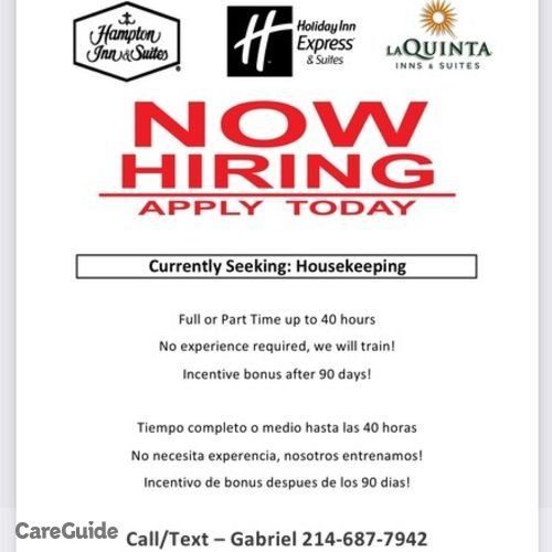 Housekeeper Job Gabriel Trejo's Profile Picture