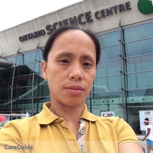 Canadian Nanny Provider Evelyn Capilitan's Profile Picture