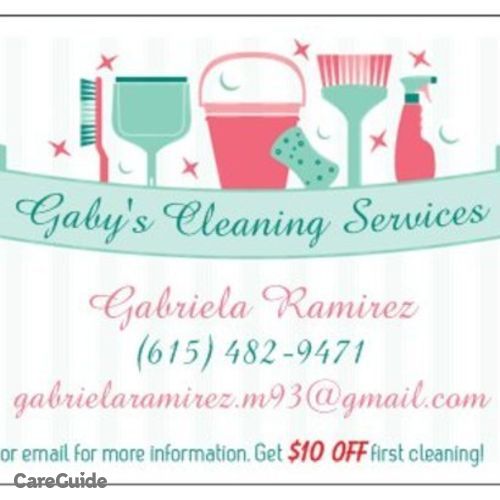 Housekeeper Provider Gabriela Ramirez's Profile Picture