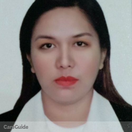 Canadian Nanny Provider Mary Ann Quirante's Profile Picture