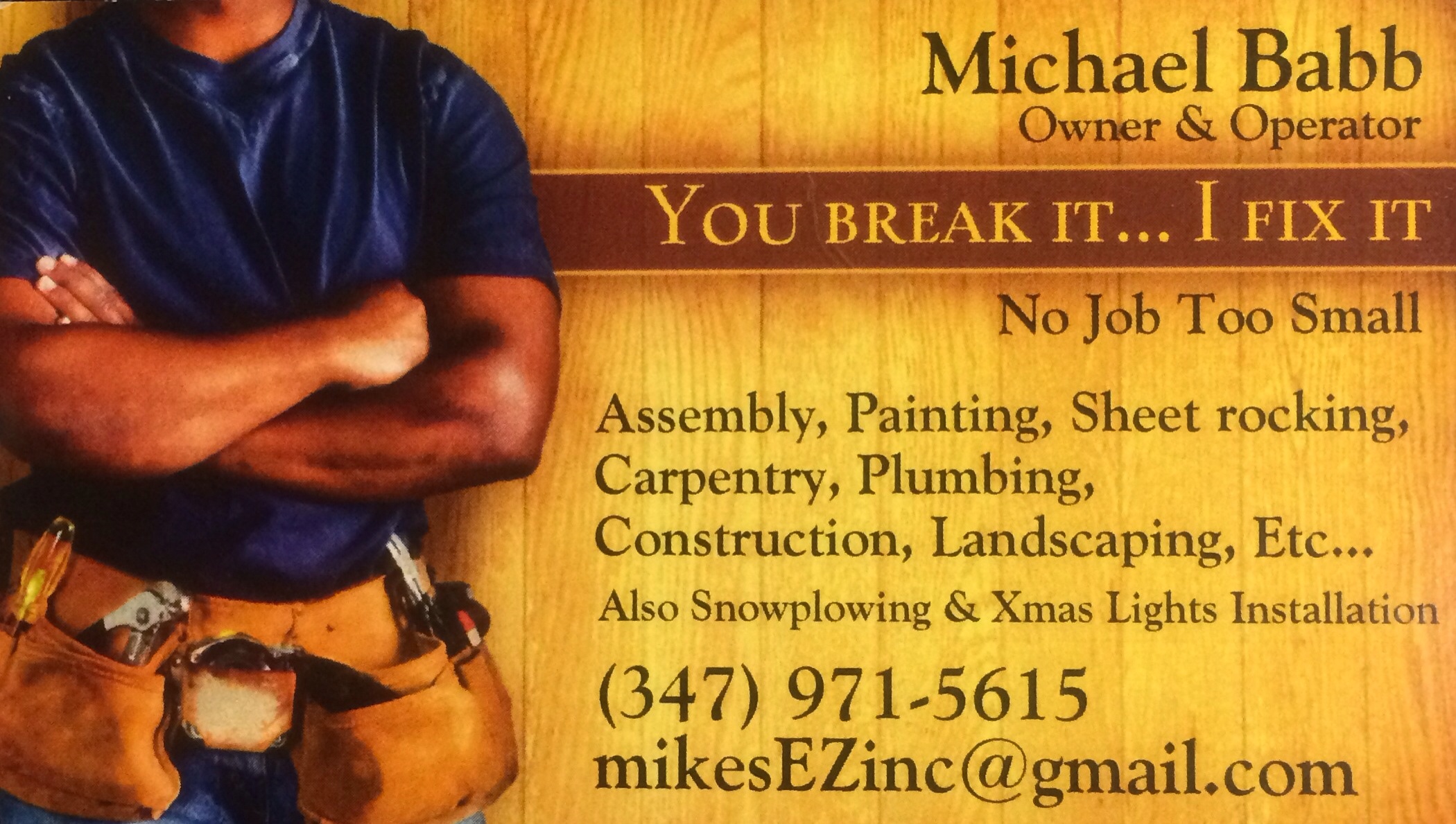 Mike The Affordable Handyman Handyman in Newark, NJ