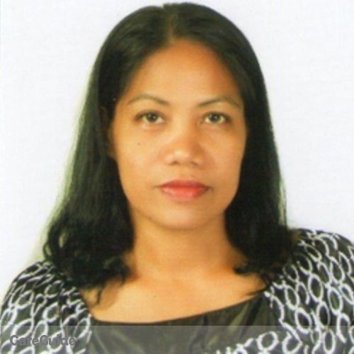 Canadian Nanny Provider Conchita Almojuela's Profile Picture