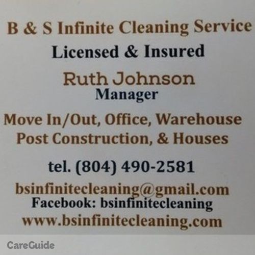 Housekeeper Provider Ruth Johnson's Profile Picture
