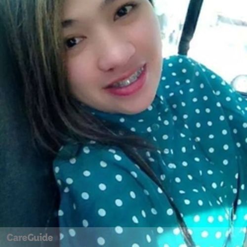 Canadian Nanny Provider Mary Kristine Tacasa's Profile Picture