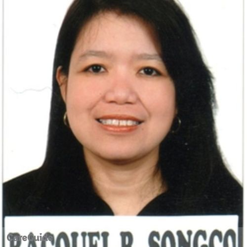 Canadian Nanny Provider Racquel Songco's Profile Picture