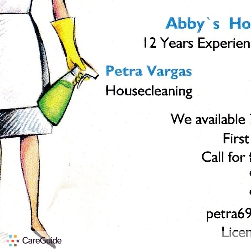 Housekeeper Provider Petra Vargas's Profile Picture