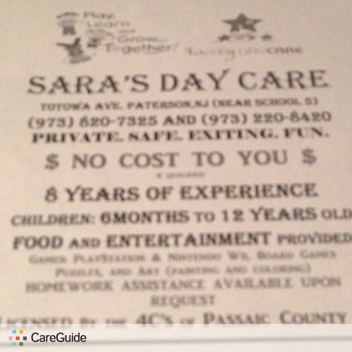 Child Care Provider Sayra Musammat's Profile Picture