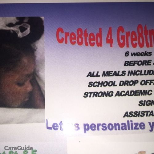 Child Care Provider Cr8ted 4 Gr8tness's Profile Picture