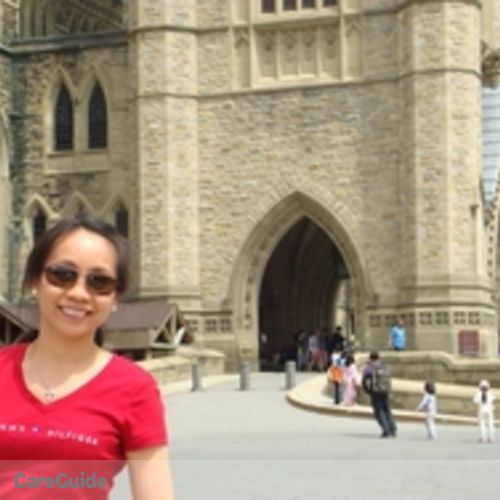 Canadian Nanny Provider Mary Ann Sahagun's Profile Picture