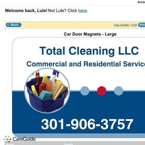 Housekeeper Provider Lule B's Profile Picture