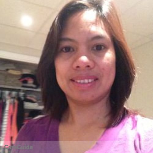 Canadian Nanny Provider Josephine Senerado's Profile Picture