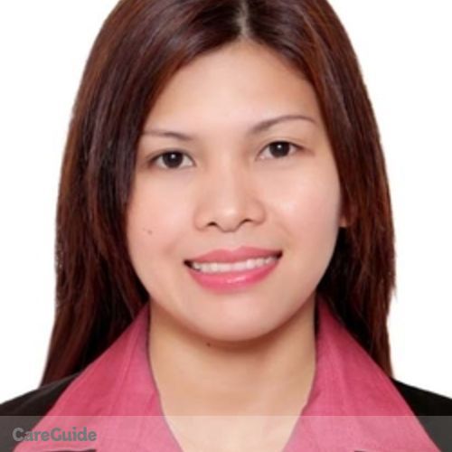 Canadian Nanny Provider Jane Abergos's Profile Picture