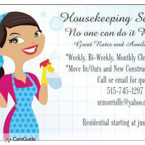 Housekeeper Provider Tara Morris's Profile Picture