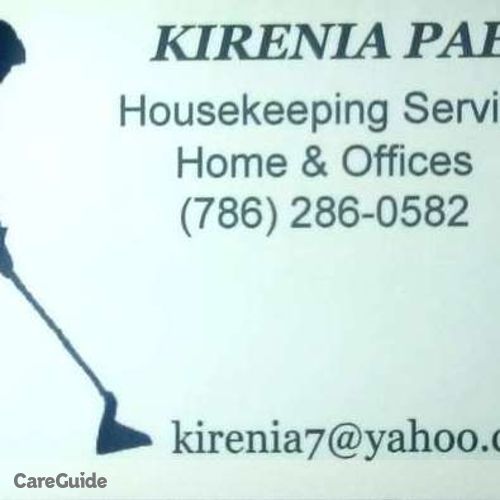 Housekeeper Provider Kirenia Paez's Profile Picture
