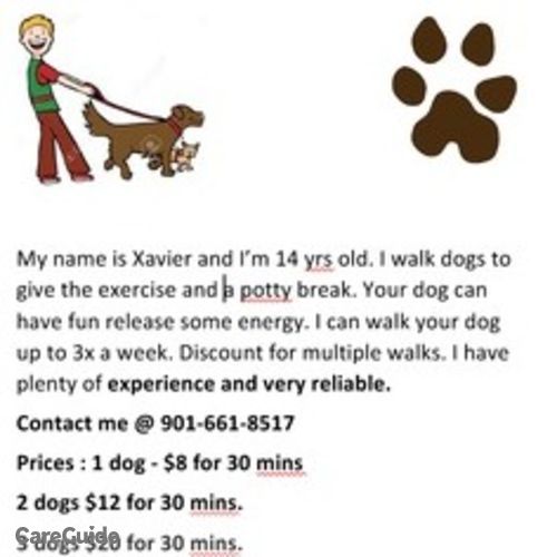 Pet Care Provider Xavier Robinson's Profile Picture