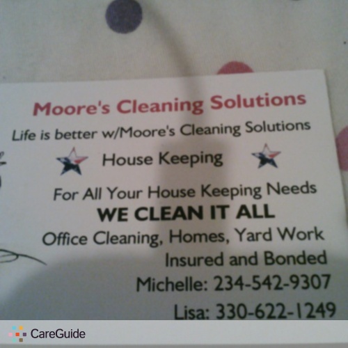Housekeeper Provider Michelle M's Profile Picture