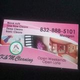 K&M Cleaning! Residential cleaning