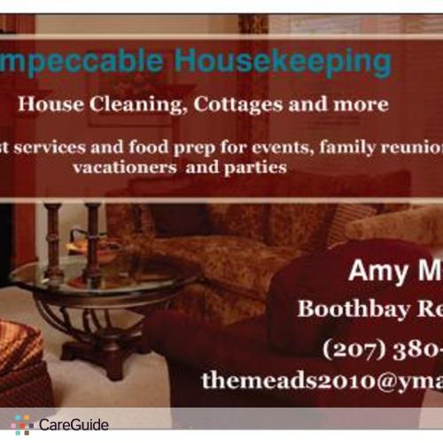 Housekeeper Provider Amy M's Profile Picture