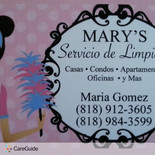 Housekeeper Provider maria g's Profile Picture