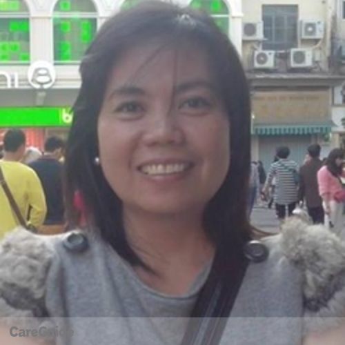 Canadian Nanny Provider Maria Liza F's Profile Picture