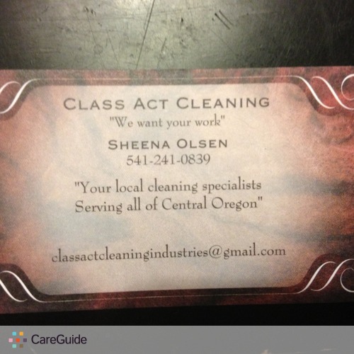 Housekeeper Provider Sheena O's Profile Picture