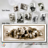 Custom Photo Collages On Canvas