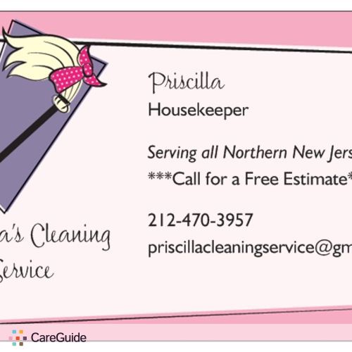 Housekeeper Provider Priscilla B's Profile Picture
