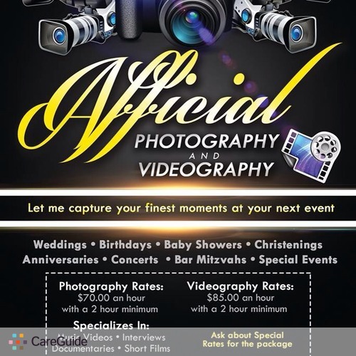 Videographer Provider Tony W's Profile Picture