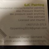 Here at GJC Painting we do interior/exterior residential painting we also do pressure washing we pressure wash anything you n