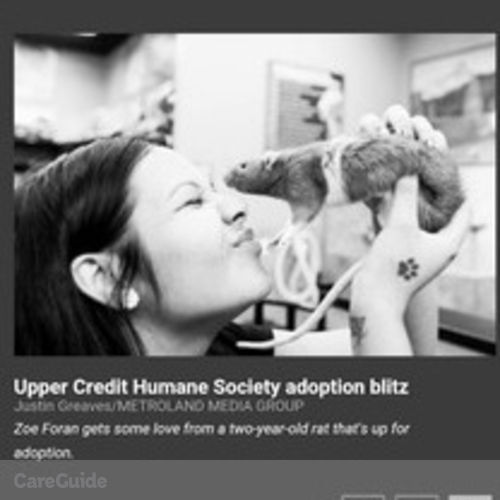 Pet Care Provider Zoe Foran's Profile Picture
