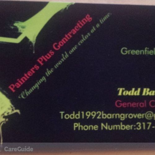 Painter Provider Todd B's Profile Picture