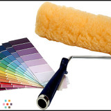 Painting, plastering, drywall installation, taping, spraying, wood staining