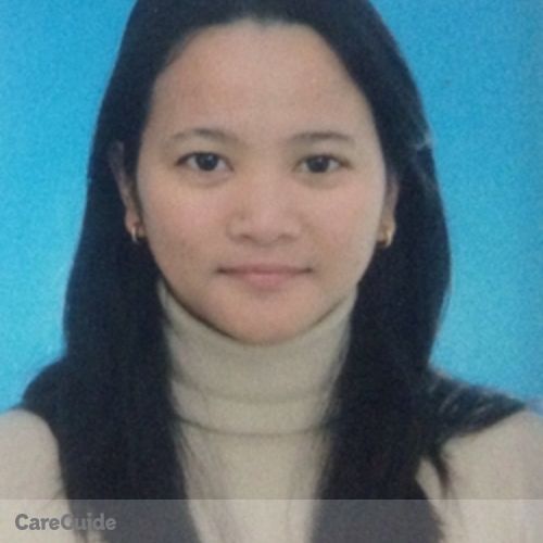 Canadian Nanny Provider Juvylyn F's Profile Picture