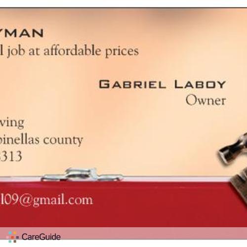 Handyman Provider Gabriel L's Profile Picture