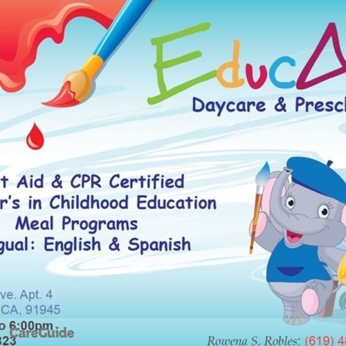 Child Care Provider EducArt H's Profile Picture