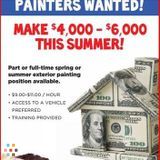 Exterior House Painters Wanted