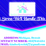 Spotless Housekeeping LLC Excellent housekeepers ready today!