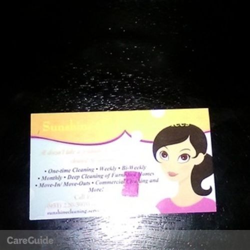 Housekeeper Provider Sunshine C's Profile Picture