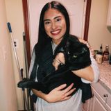 Animals have been a big part of my life. I have a kitty, 3 parakeets, a guinea pig and a couple of fish.