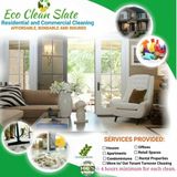 Eco Clean Slate ( Eco-friendly Residential/Commercial Cleaning)