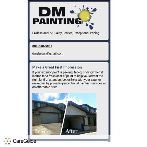 Painter Provider Duane M's Profile Picture
