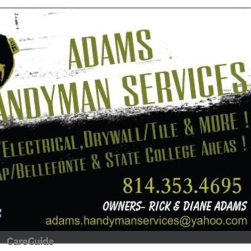 Handyman Provider Rick Adams's Profile Picture