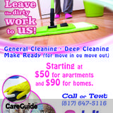 We Specialize In Residential Cleaning!
