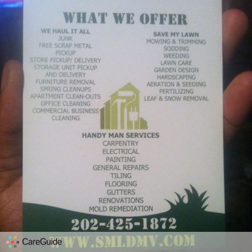 Handyman Provider Jerell Brown's Profile Picture