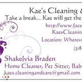Dedicated House Cleaner, Babysitter, Pet Sitter, & MORE! - Kae's Cleaning & Care!