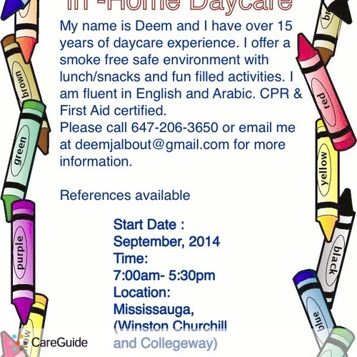 Child Care Provider Deem Jalbout's Profile Picture