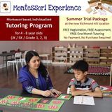 Montessori Experience' Tutoring: Free Summer Trial Package