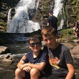 Two boys afterschool in Banff Trail NW
