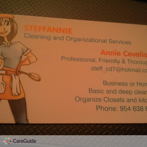 Housekeeper Provider Annie C's Profile Picture